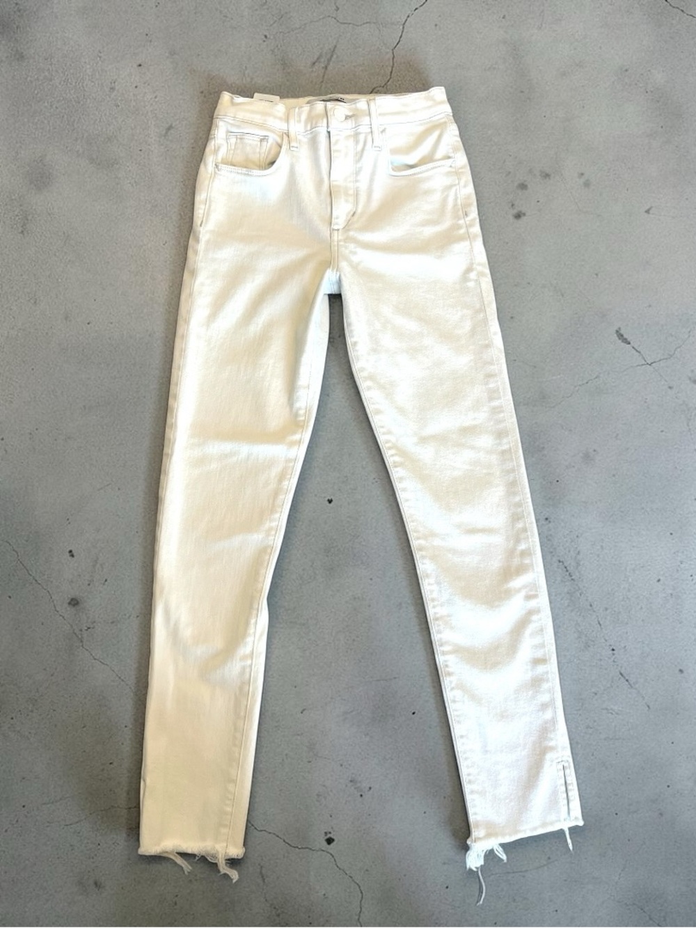 Joe's Jeans White Skinny High-Rise Crop